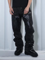 VINKID Dragon Graphic Washed Jeans