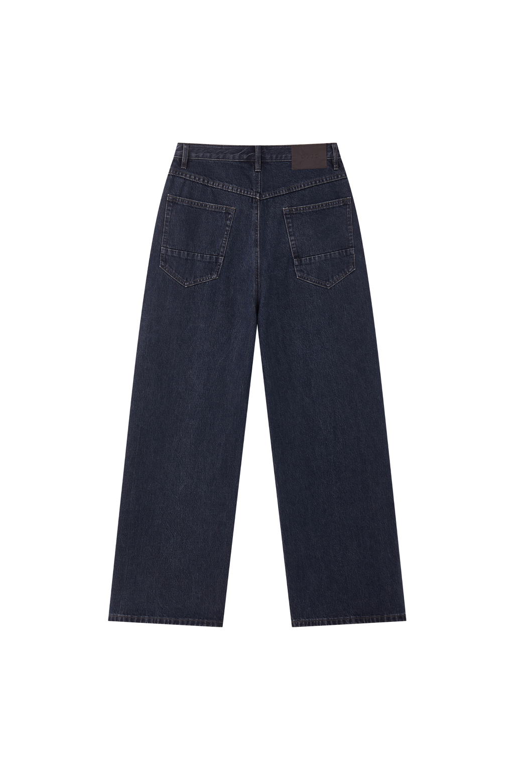 OPICLOTH Retro Washed Straight-Leg Jeans