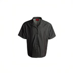 SSIN7 Satin Spliced V-Neck Half Shirt