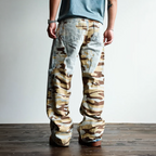 NEIGBORL Retro Washed Camo Jeans