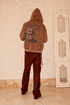 RICHILL Printed Coated Flared Pants