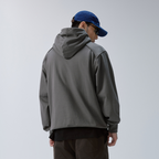 F2CE Essential Metal Badge Snap Hoodie