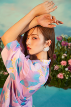 MASH UP ASIA Fig Graphic Half Shirt