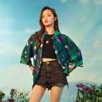 MASH UP ASIA Fig Graphic Half Shirt