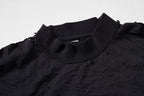 ULIPERY Distressed Glow Crinkled T-Shirt