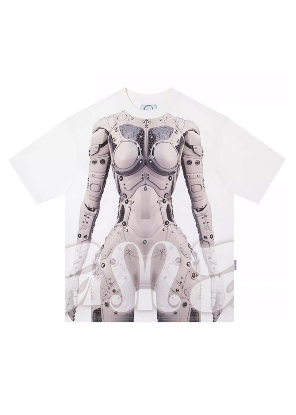 DAMAGE ASIA Ex Machina Graphics Oversized T-Shirt
