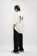 OVDY Wing Embroidered Patch Oversized T-Shirt