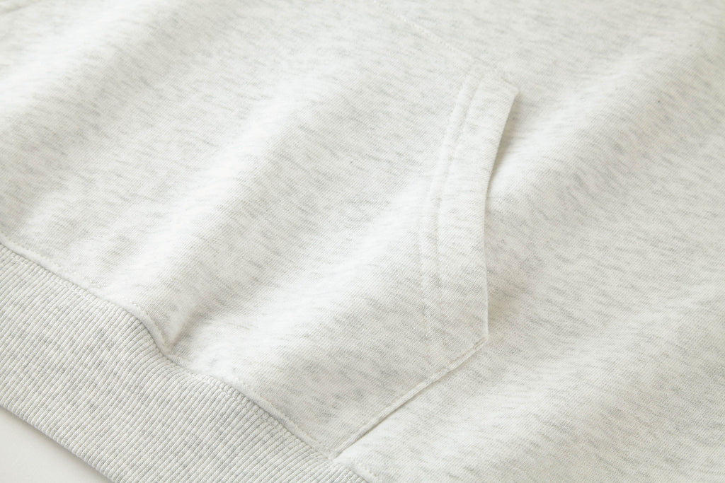 BONELESS Floral Embroidered Fleece-Lined Hoodie