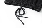 BONELESS Distressed Multi-Pocket Drawstring Cargo Jeans