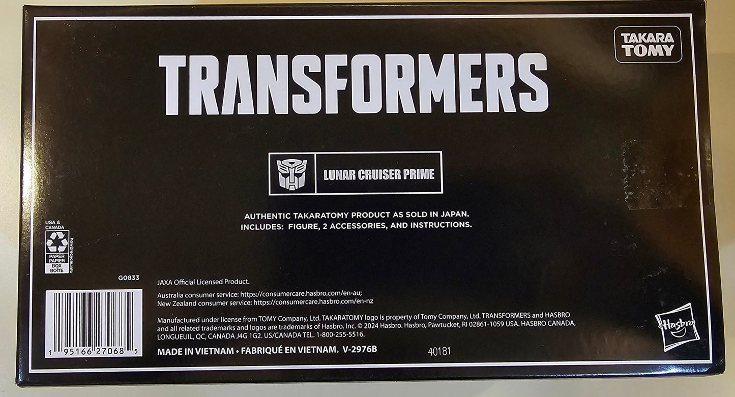 Transformers Lunar Cruiser Optimus Prime Action Figure