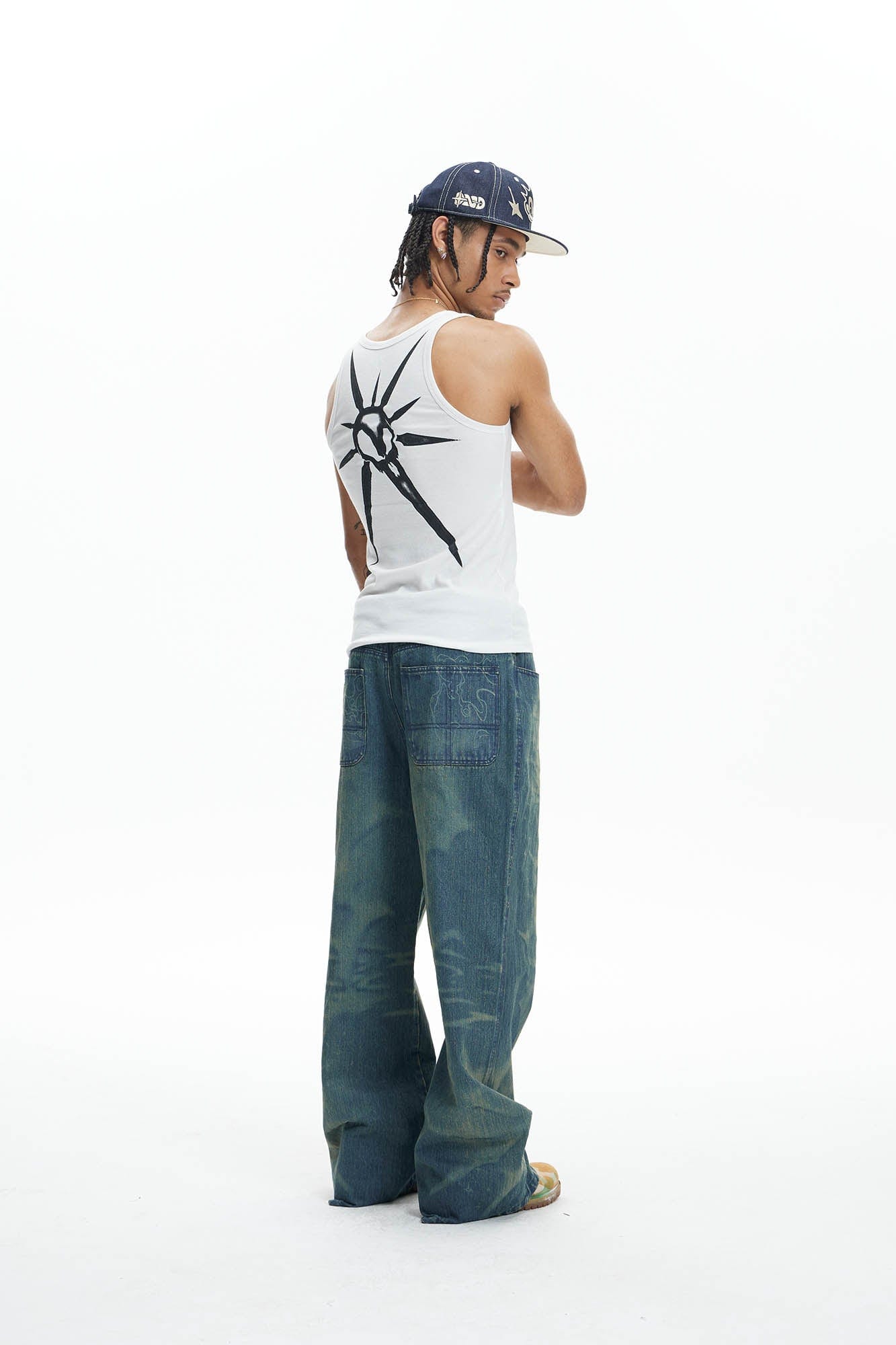 DND4DES Ocean Star Straight-Leg Jeans