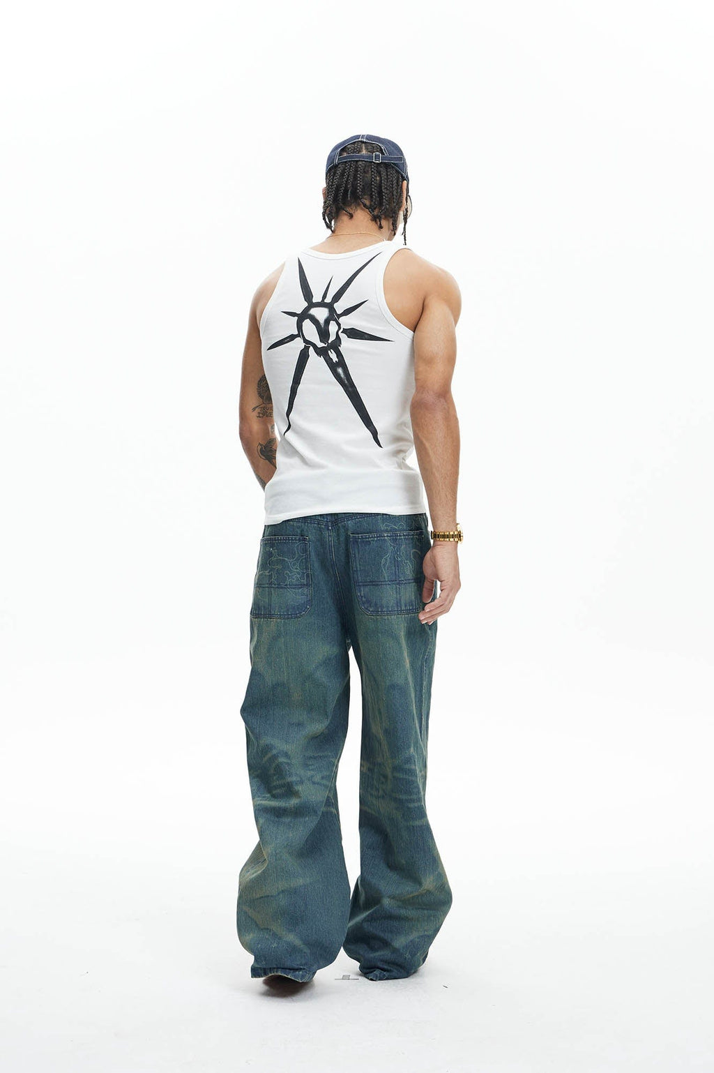 DND4DES Ocean Star Straight-Leg Jeans