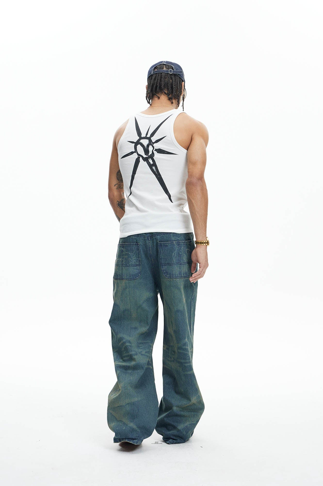 DND4DES Ocean Star Straight-Leg Jeans