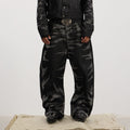 DND4DES Studded Tiger Stripe Baggy Jeans