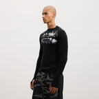 DND4DES Grillz Graphic Slim Long-Sleeve Tee