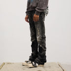 DND4DES Dirty Fit Whiskered Stack Jeans