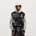 DND4DES Rockstar Full-Print Contrast Hoodie
