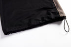 ERROR CODE ROBOT Diagonal Stripe Suede Track Pants