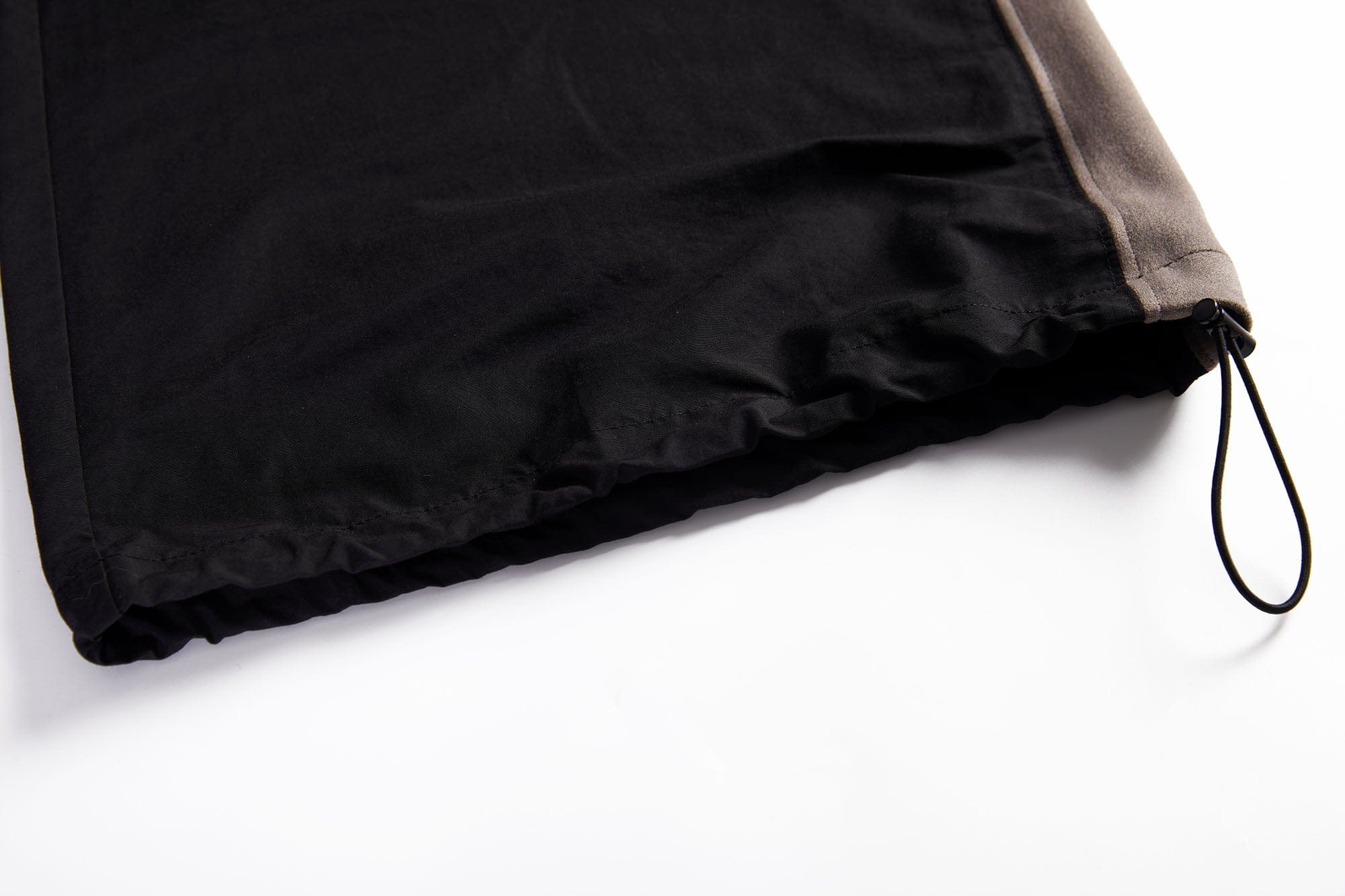 ERROR CODE ROBOT Diagonal Stripe Suede Track Pants