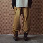RICHILL Washed Slogan Embroidery Dual-Button Jeans
