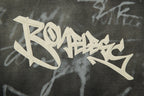 BONELESS Graffiti Distressed Washed T-Shirt