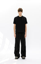KREATE Contrast Saddle-Stitch Knit Tee