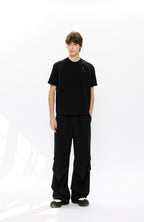 KREATE Contrast Saddle-Stitch Knit Tee