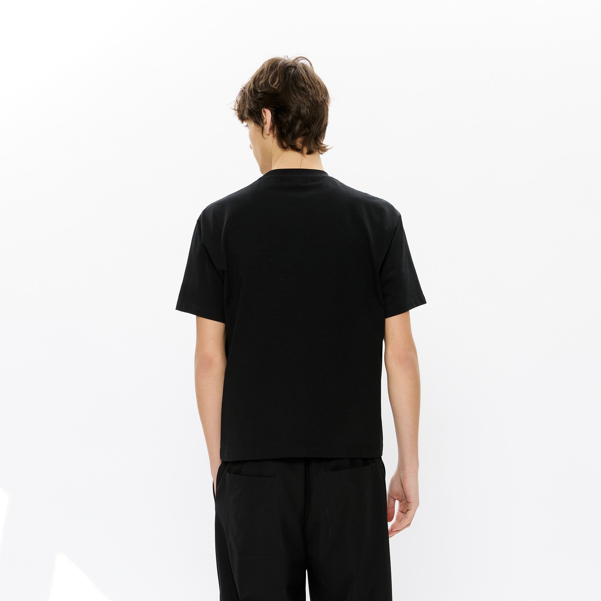 KREATE Contrast Saddle-Stitch Knit Tee