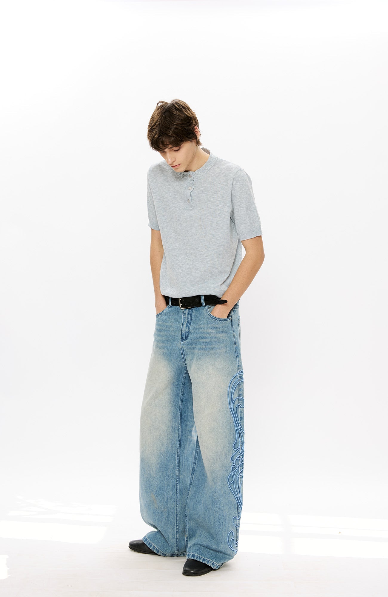 KREATE Totem Embroidered Jeans