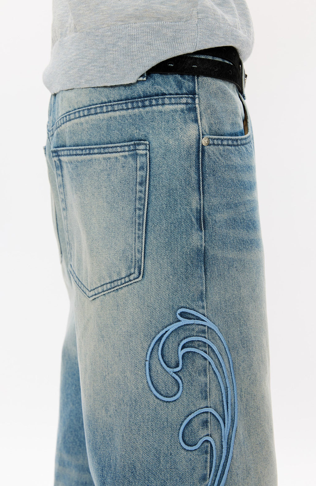 KREATE Totem Embroidered Jeans