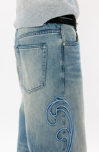 KREATE Totem Embroidered Jeans