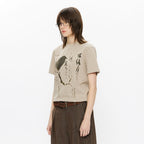 KREATE Brushstroke Graphic Sorona Quick-Dry Tee