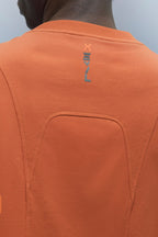 XIPHEVIL Curve Spliced Quick-Dry Sorona T-Shirt Orange