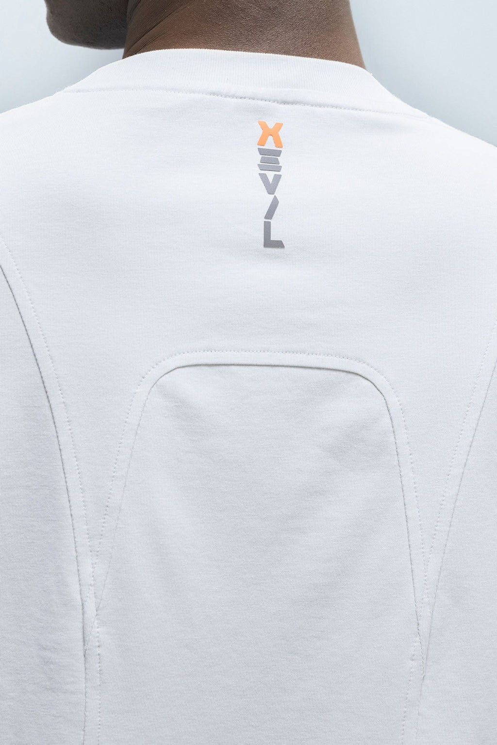 XIPHEVIL Curve Spliced Quick-Dry Sorona T-Shirt Ice
