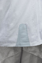 XIPHEVIL Curve Spliced Quick-Dry Sorona T-Shirt Ice