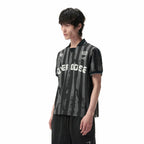 SAVAGEGROWTHWORLD OVERDOSE Distressed Striped Jersey