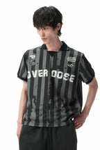 SAVAGEGROWTHWORLD OVERDOSE Distressed Striped Jersey