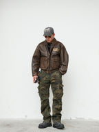 NEIGBORL Retro Multi-Pocket Camo Cargo Pants