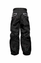 PCCVISION Skull Contrast-Stitch Embroidered Pants