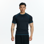 PUMPPLUS Contrast Piping Slim Quick-Dry Training Tee