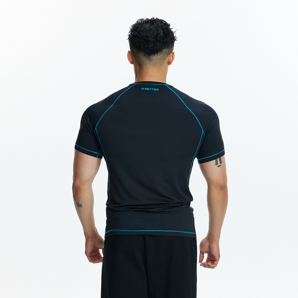 PUMPPLUS Contrast Piping Slim Quick-Dry Training Tee