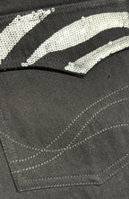 PCCVISION Silver Tiger Sequin Jeans