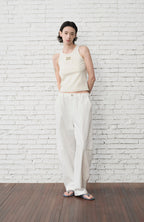ORGANIC EMOTION Curved-Seam Workwear Jeans
