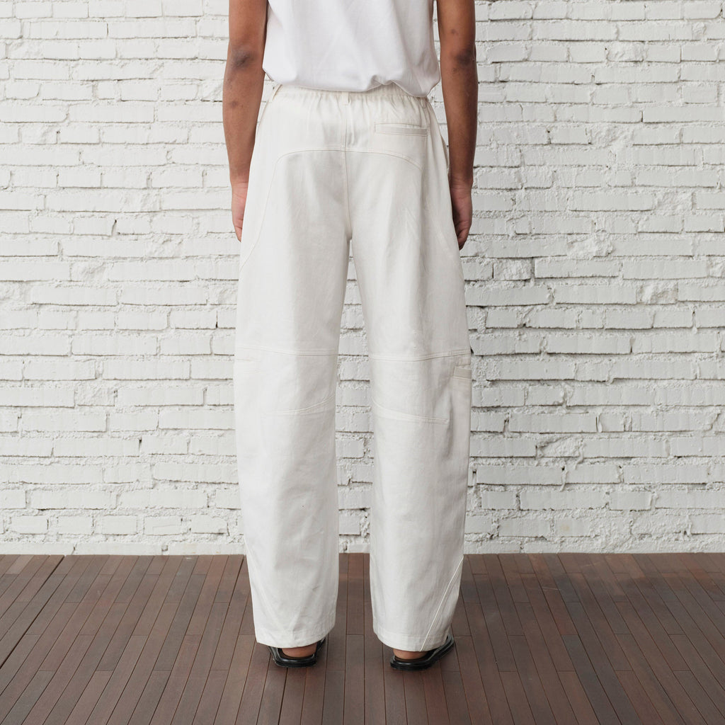ORGANIC EMOTION Curved-Seam Workwear Jeans