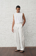 ORGANIC EMOTION Curved-Seam Workwear Jeans