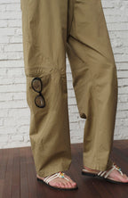 ORGANIC EMOTION Curved-Seam Workwear Jeans