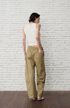 ORGANIC EMOTION Curved-Seam Workwear Jeans