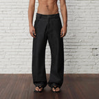 ORGANIC EMOTION Contrast-Paneled Workwear Jeans