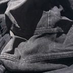 PCCVISION Distressed Wrinkled Stacked Baggy Jeans