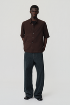 OPICLOTH Retro Washed Straight-Leg Jeans